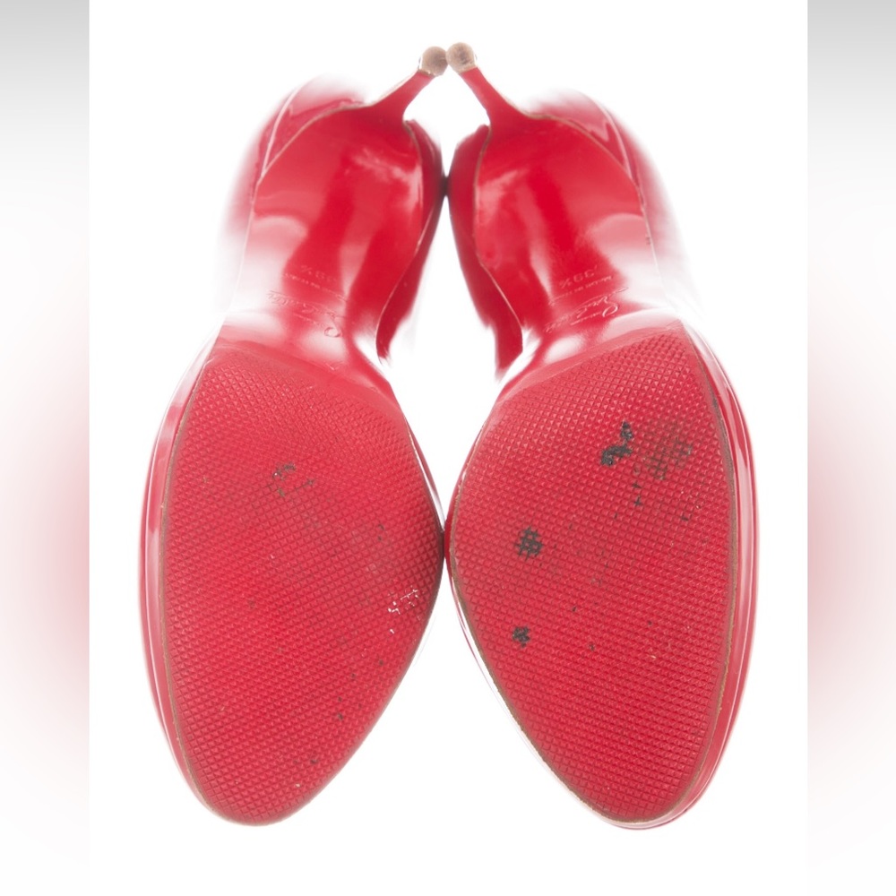 Christian Louboutin Red Patent Leather Pumps